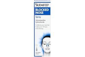 Pack of 6 Sudafed 60ml Blocked Nose Spray
