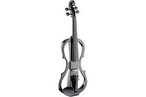 Stagg EVN X-4/4 BK Elektrische Violine, volle Größe, Schwarz