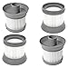 Produktbild spares2go waschbar HEPA-Filter für Kenwood Staubsauger (4 Stück)