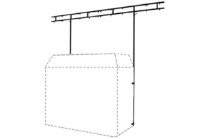 GORILLA STANDS Gorilla DJ Booth Stand Overhead Lighting Gantry Kit