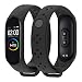 Produktbild Huhu833 Sports Armband für Xiaomi Mi Band 4, Weich TPE Silicone Loop Armband Schnellinstallation Atmungsaktiv Wechselarmband Kompatibel mit Xiaomi Mi Band, Stilvolles und Business Design (Schwarz)