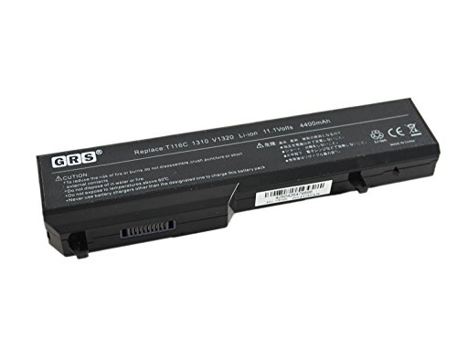 GRS Notebook Akku 312-0724 für Dell Vostro 1310, ersetzt: K738H, T114C, Y022C, T112C, T116C, 312-0724, Y024C, 312-0725, N958C, N956C, Laptop Batterie 4400mAh, 11.1V - 3