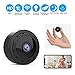 Produktbild Mini WLAN Kamera Überwachungskamera Wireless Full HD 1080P mit 8 Infrarot-Licht Nachtsicht Bewegungserkennung App Fernbedienung 150° Weitwinkel unterstützt 128GB SD-Karte für Heim- und Bürosicherheit