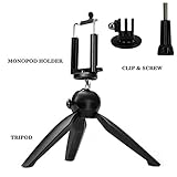 TASLAR Non Flex Universal Stable Mini Tripod with Monopod Mount Adapter & Sc... TASLAR Non Flex Universal Stable Mini Tripod with Monopod Mount Adapter & Sc...