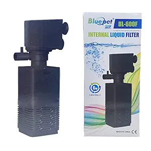 Blue Pet Aquarium Internal Liquid Filter BL-600F Suitable for 20-30 Litre Aquarium Fish Tank (Power: 6W, Flow MAX: 500 L/H)