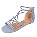 Produktbild VECDY Damen Sandalen Herren Schuhe Damen Sommer lässig große Größe flach Strand Sandalen römische Schuhe Flache Schuhe Hausschuhe 35-43