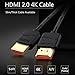Price comparison product image High Speed 4K HDMI 2.0 to Mini-HDMI Cable, 0.5/ 1/ 1.5/ 2/ 3M Length HDMI Transfer To Mini-HDMI Cable Support 48-Bit Deep Color, HDCP Compliant & True HD-Dolby 7.1 For PS3, Projector, Apple Laptop, TV