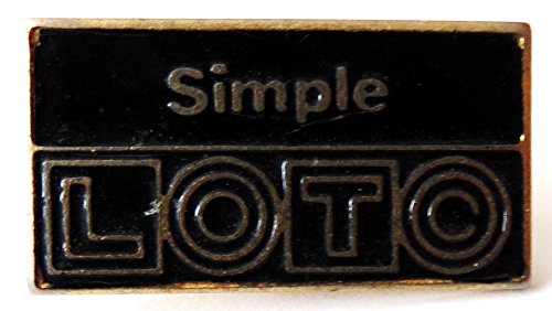 Preisvergleich Produktbild Loto - Simple - Pin 25 x 13 mm #2