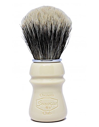 Brocha de Afeitar Semogue Owners Club (SOC) Edición Mezcla de Cerda/Tejón y Mango Resina Taj