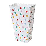 Snackbox, Popcornbox Konfetti - Faltschachteln bunte Punkte von Meri Meri