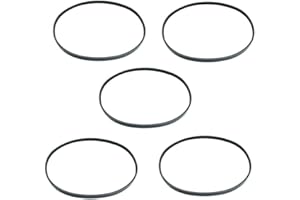 QINGGW Pack of 5 3 Ribbed Rubber Drive Belts 3PJ605 Replacement V-Belt PJ 605 for Einhell TH-SP-204 W588 Thickness Planer