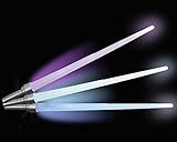 nom des jedi star wars ZAHLREICHE FUNKTIONEN - Um dem Originaleffekt nahe zu kommen ist das Schwert durch einen Schwung ausfahrbar auf 80cm und durch An- & Ausschalter lässt sich die Leuchtfunktion bedienen