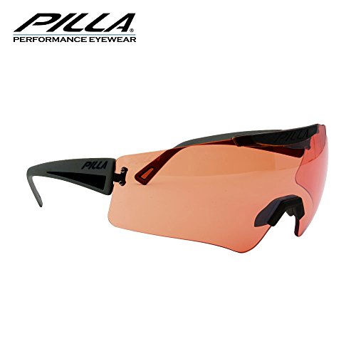 Pilla Vigilante Lunettes de tir 54hc Rouge objectif Cadre noir