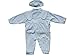 BIMBO® Baby 3 Piece Velour Set - Dungaree, T-Shirt & Hat - Ideal For Gifts / Christenings - Size 3-6 Months, Colour White