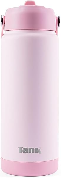 Tank Move, 750ml, Stainless Steel Bottle, BPA Free, Insulated, Leakproof - Cotton Candy