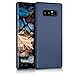 Price comparison product image kwmobile Stylish Hard Cover for Samsung Galaxy Note 8 metallic dark blue