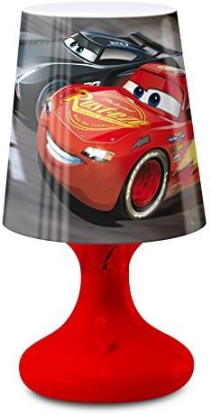 Mini Lamp bedside LED CARS 19 cm - red