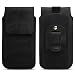 Produktbild ROYALZ Schutzhülle für Honor 8 Hülle Leder Gürtel Tasche Smartphone-Zubehör Slim Case Rausziehhilfe Gürtelclip schwarz
