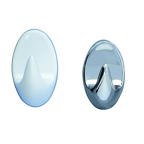 Wenko 4404010100 Liliputhaken, Kunststoff, 3-er Set, 2.5 x 4 x 2 cm, weiß