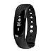 Produktbild Fitness Tracker Smart Armband, weiyida Bluetooth 4.0 Herzfrequenz Monitor Wristband Tracker mit Touchscreen und Fernbedienung Shoot Arbeit für Android 4.4 oder höher und iPhone 6/6S Plus/4S/5/5S/5 C Smartphone, schwarz