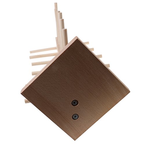 Holz Brillenständer Brillenhalter Brillengestell Ständer Sonnenbrillenständer 1-Row Natur Farbe – 6-Schicht - 7