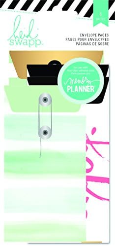 American Crafts Hello Beautiful String Closure Envelopes-Some W/Foil, 2.5 4.5 2.75 x 4.75-inch