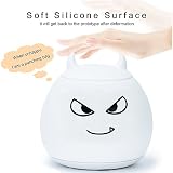 Amagle Silikon LED Nachtlicht mit 7 Beleuchtung Touch Schalter USB Nachtlichter Nachttischlampen Schlummerleuchten Stimmungslichter Weiche Silikon Lampe für Kinder Baby Tisch Zimmer Schlafzimmer - 2