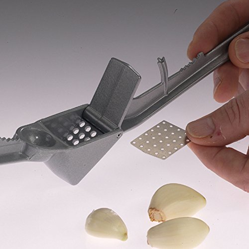 Westmark Mehrzweckpresse, Nussknacker/Entkerner/Fischentschupper, Länge: 16 cm, Aluminium, Extracta, Silber, 30002260 - 4