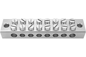 Evoges 8 Way Earth Terminal Block, Brass