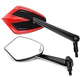 La gorra de ultra además de su forma deportiva se caracteriza por el diseño de de bicolor. para un estilo único a juego con la motocicleta color es el espejo con una punta de plástico disponible en negro, rojo (rojo) o de carbono real de Ferrari. Ominidireccional color extraiga el artículo imagen.