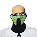 Price comparison product image SUNREEK Sound Activate LED Party Costume, Unisex Flashing EL Panel Music Control LED Party Costume Mask For Night Riding, Music Festival or Halloween Party (Warrior)