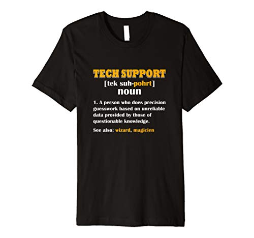 Funny Tech Support Definition ShirtsTech Support Definition Shirt-Funny Computer Nerd Gift Shirt
