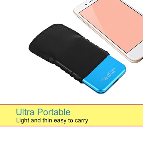 Preisvergleich Produktbild Festplattenabdeckung Festplattenlaufwerk Festplatte SATA Externes USB3.0 Festplattenlaufwerk Festplattengehäuse (Farbe: Blau)