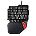 Produktbild Jamicy Gaming Tastatur, Office Tastatur, LED-Hintergrundbeleuchtung mit 38 Tasten Ergonomische Einhand-Gamer-Gaming-Tastatur für Laptop/PC/Mac