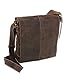 Produktbild HAROLD`S 100% Leder Messengerbag / Umhängetasche Kuriertasche antik braun 6144 XXL