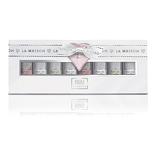 Baylis & Harding La Maison Linen Rose & Cotton Mini Bathing Essentials Set