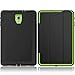 Produktbild CHEETOP Hybrid-PU-Leder-TPU-Schutzhülle, 3-Schicht-Ganzkrperschutz Smart Cover Auto Schlafen/Aufwachen Stand Abdeckung für Galaxy Tab A 10.5 T590/T595 (Grün)