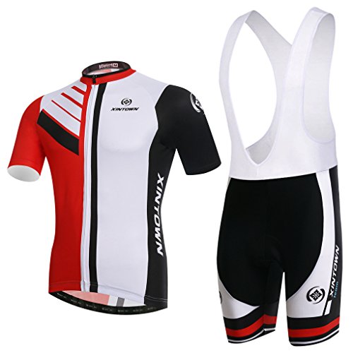 Ateid Herren Radtrikot Set Kurzarm mit Trägerhose