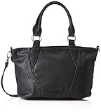  Fritzi aus Preussen Damen Philipa Henkeltasche, Schwarz (Black), 14x23x38 cm