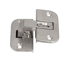 Gedotec Falt-Türscharnier Eckschrank-Scharnier Möbelscharnier Stahl