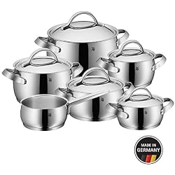WMF 1726066040 Set de 6 Cuisson, Acier Inoxydable, Argent, 24 cm