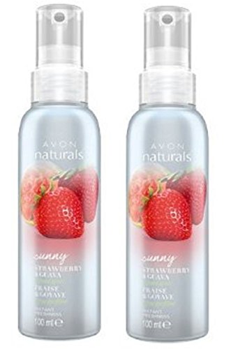 2 x Avon Naturals Scented Spritz - Strawberry and Guava - 100ml