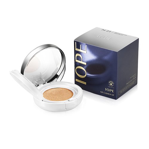 FREE INTERNATIONAL SHIPPING + IOPE Air Cushion XP Natural No.21 Ice Vanilla 3...