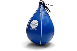 Geezers Boxing Elite Pro Speedball, Boxing Speed Bag for Training, Leather Punching Bag Speed Ball for Ceiling, Hanging Speed Balls