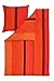 Produktbild Estella Feinflanell Bettwäsche Dolomiti Orange 155x220 cm + 80x80 cm