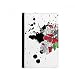 Produktbild beatChong Aquarell Tinte Blume Pflanze Pfingstrose-Pass-Halter Travel Wallet Abdeckungs-Fall Karten-Geldbeutel