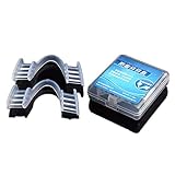 Empaquetado individualmente y listo para usar: No se requiere cocción, corte o moldeo. ¡Nuestros protectores dentales nocturnos para rechinar y apretar los dientes se adaptan instantáneamente en todo momento!