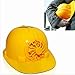 Produktbild GEZICHTA Hard Hat – Solar Sicherheit Helm Hard Belüften Hat Cap mit Ventilator Gelb Fit Konstruktion sanitärem Worker, Motorrad Fahrer, Feuerwehr Sunshine Outdoor Worker