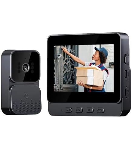 Videocitofono Senza Fili TKMARS - Monitor 4.3 Pollici, Visione Notturna, Bluetooth, Senza App