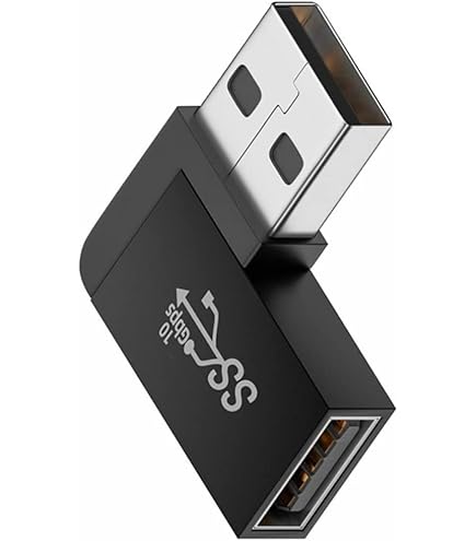 40Gbps USB C 90° Angle Adaptateurs USB4.0 Type C Femelle Vers Mâle